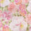 Thumbnail: Vintage Floral Full Flat Sheet Sears Perma-Prest Hibiscus White Pink Floral