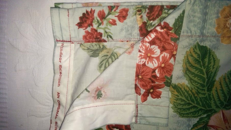 Thumbnail: Shabby Custom Curtain Panel Vintage Bloomcraft, A Royal Windsor Selection