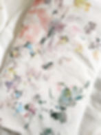 Pottery Barn Kinsley Painterly Abstract Floral King Duvet Cover