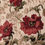 Thumbnail: Floral Shower Curtain Cotton Red Poppies 68 x 72in New