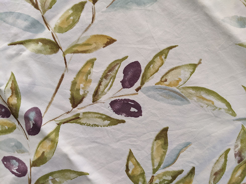 Pottery Barn Standard Sham Olives Floral Print