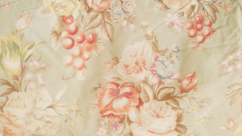 Ralph Lauren Charlotte King Case Cotton Green Pink Floral