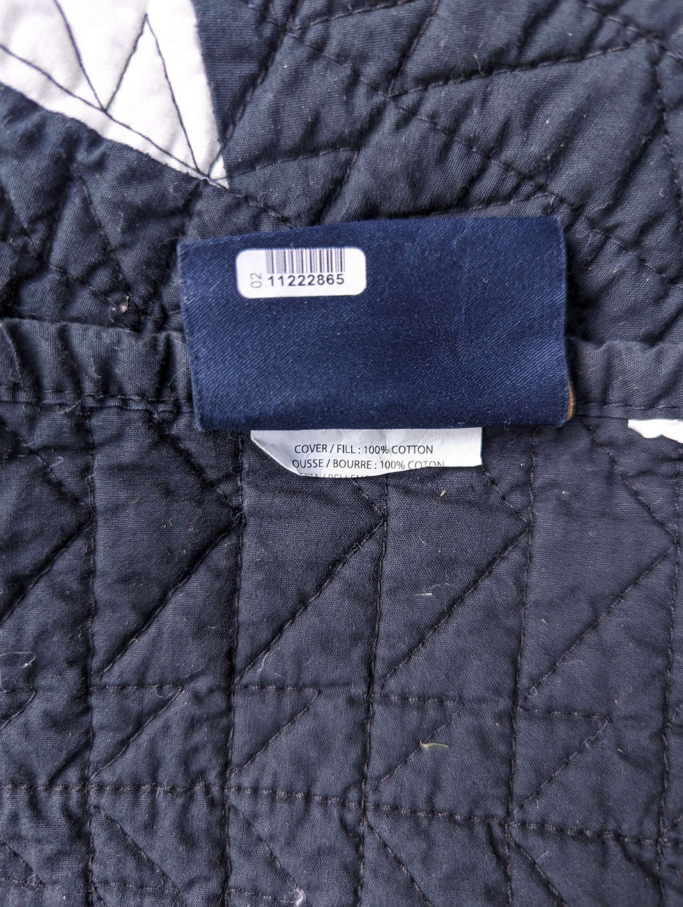 Thumbnail: Pendleton Blanket Quilt King Los Ojos Black White Cotton 108 x 90