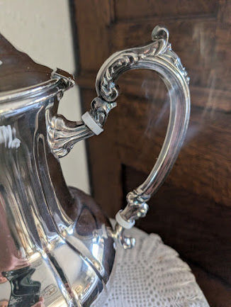 Thumbnail: Towle Silverplate Service TWS305 Coffee Pot Teapot Creamer Sugar