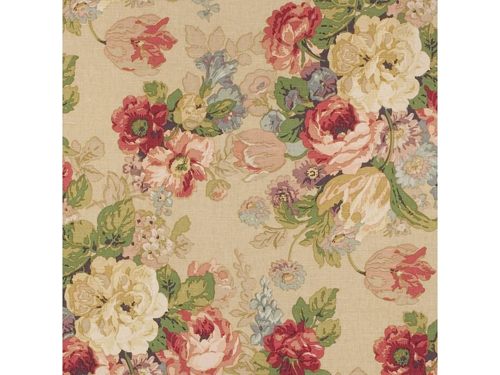 Pergola Floral-Tea Ralph Lauren Queen/Full Duvet Cotton