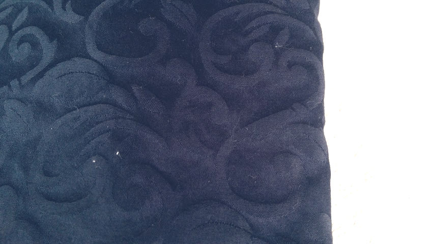 Thumbnail: Eddie Bauer Duvet Cover Queen Navy White Portugal Damask
