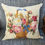 Thumbnail: Vintage Needlepoint Hand Embroidered Pillow Imperial Elegance