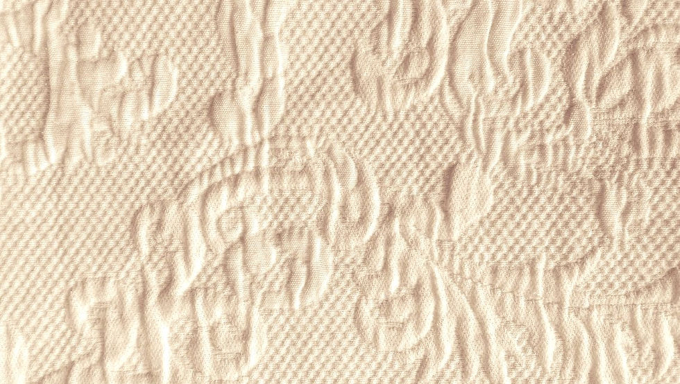 Thumbnail: Colchas Domingo Matelassé Bedspread Cream Twin 84in x 64in