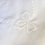 Thumbnail: Vintage Standard Case White Embroidered Shamrock Ties 25in