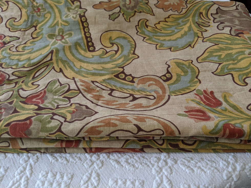 Thumbnail: Pottery Barn Simone Drapery Panel Linen Blend 84in x 50in