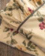 Waverly Garden Room Floral Manor King Flat Fitted Sheets Pale Yellow Ruffles