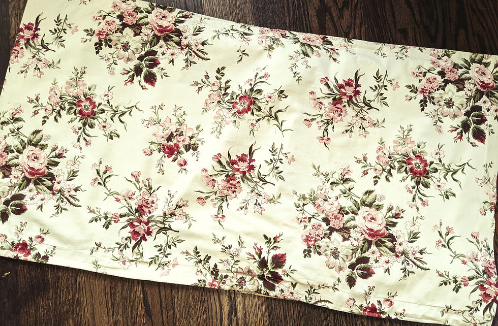 Ralph Lauren Sheffield King Pillow Sham Pair Cottage Floral Cotton