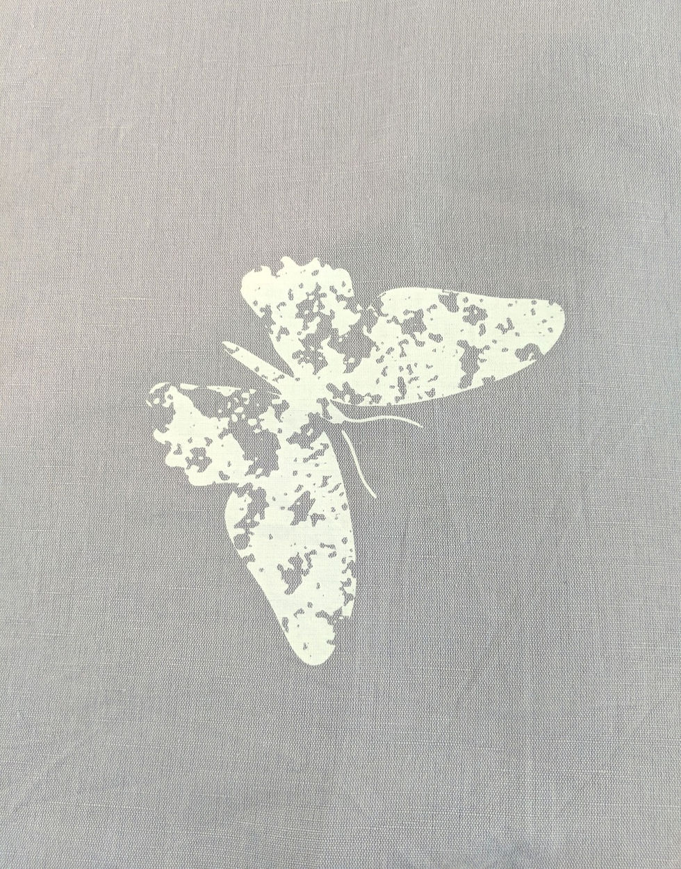 Purple Twin Duvet Cover Butterflies Design  72 x 87in