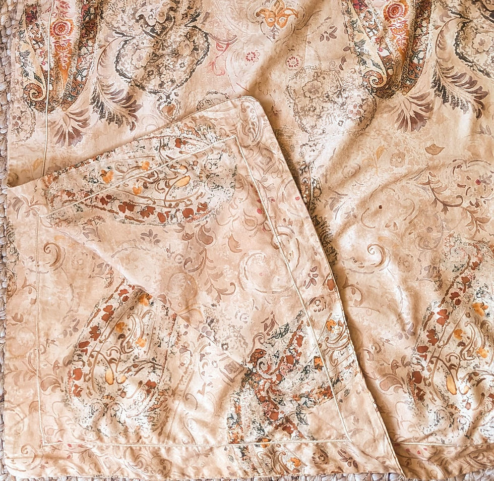 Ralph Lauren Verdonnet King Size Multicolor Duvet Cover Cotton Sateen