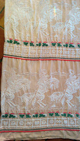 Thumbnail: Vintage Cowboy Twin Bedspread Southwest Horses Cows
