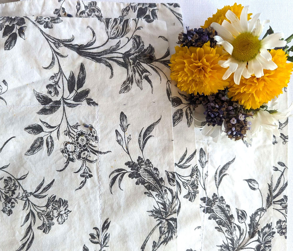 Thumbnail: Ikea Standard KIRSKAL Pillow Sham White Gray Floral