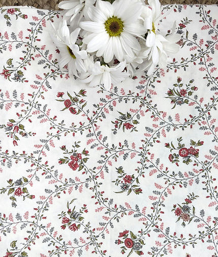 Thumbnail: Ikea Hallrot Country Floral Standard Pillowcase Sham