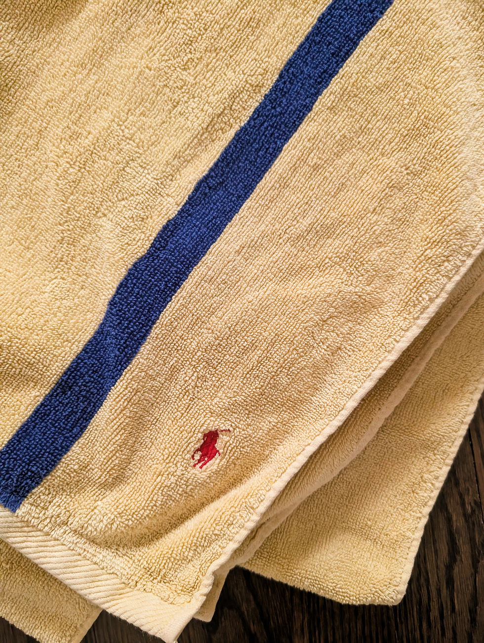 Ralph Lauren Home Beach Towel Striped Yellow Red Blue