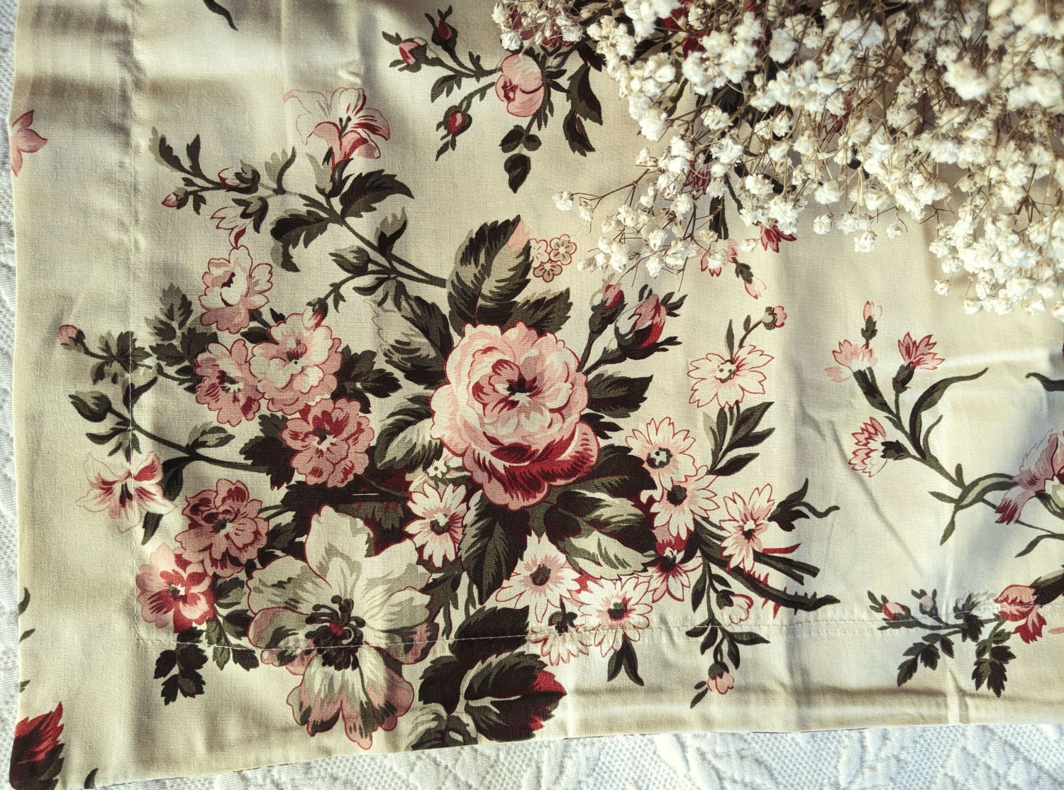 Ralph Lauren Sheffield Standard Sham Floral Cotton New