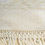 Thumbnail: Vintage Yellow White Twin Bedspread Floral Fringe Cotton