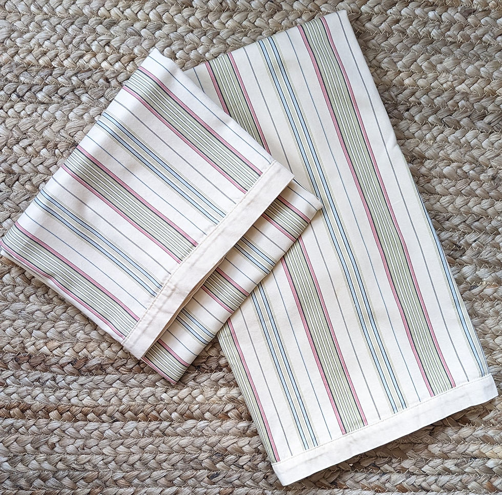 Thumbnail: CHAPS Ralph Lauren Rosemont Striped  Std. Pillowcase Pair