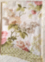 Waverly Emma's Garden Blossom Kristy Window Valance 52X18in