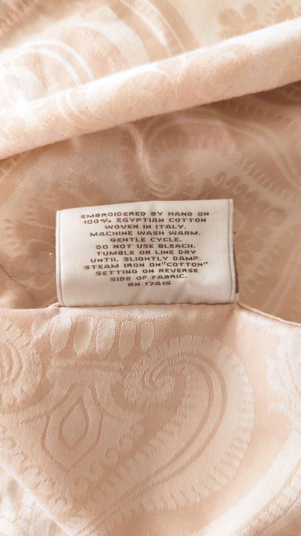 Thumbnail: SFERRA Fine Linens Damask Tan Standard Case Pair
