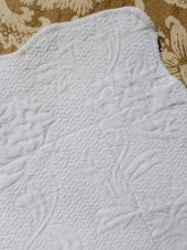 Thumbnail: Well Dressed Home Matelasse Ivory Euro Sham~Portugal Cotton