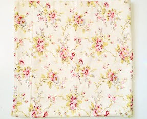 Thumbnail: Pottery Barn Linen Cotton Euro Sham Floral Pink Red Gray