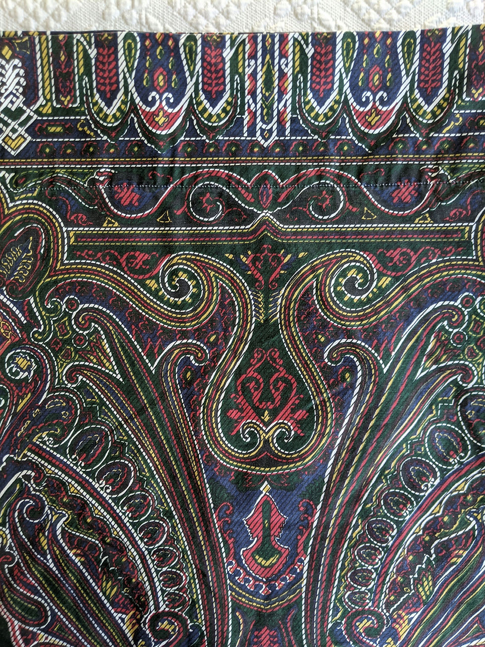 Ralph Lauren Dartmoor Bradley Queen Flat Sheet Retired