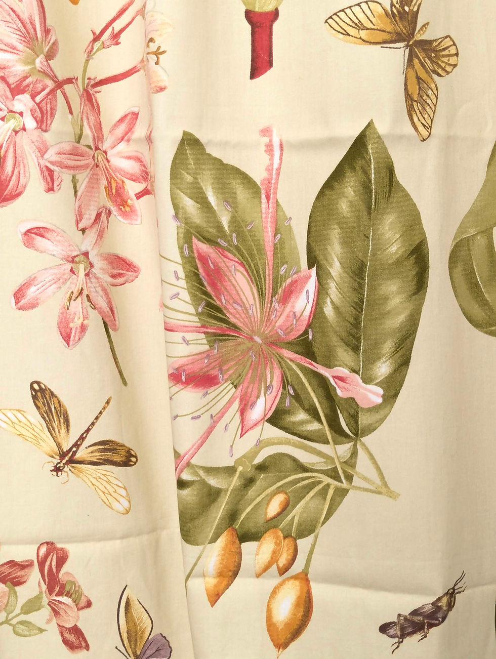 Thumbnail: Custom Large Print Floral Nature Colorful Curtain Panel 50x90in