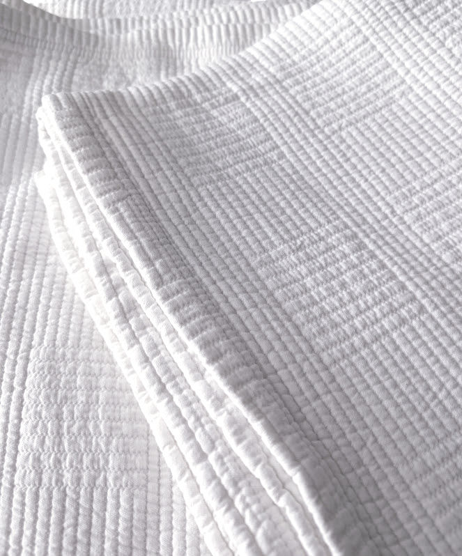 L.L.Bean Twin Coverlet Spread White 66L x 100W Made in Portugal