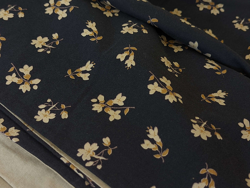 Thumbnail: Yves Delorme King Duvet Cover French Reversible Tan Floral 104in