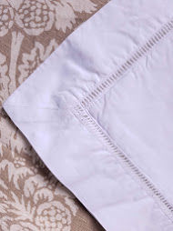 Thumbnail: Pottery Barn Euro White Sham Ladderwork Trim