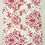 Thumbnail: Red White Floral Quilted Standard Sham Reversible Cotton Floral