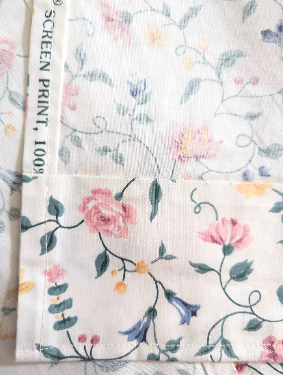 Thumbnail: Waverly Fiona Floral Chintz Curtain Panel Pair 66 x54in