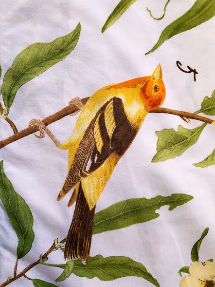 Thumbnail: Pottery Barn Spring Sparrow Queen/Full Duvet Cover