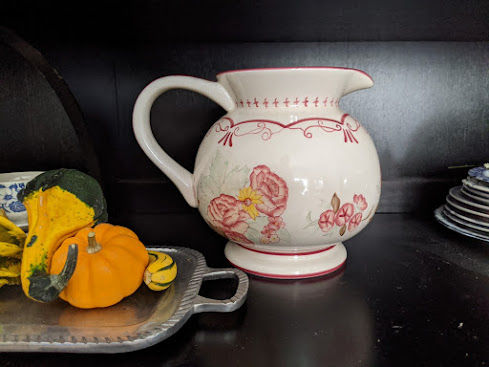 Vintage Waverly Garden Room Rose Pitcher