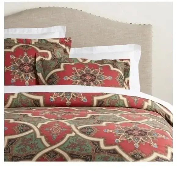 Pottery Barn Ashton King Duvet Cover Organic Cotton