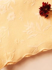 Matelasse Spread Butter Yellow Twin Full