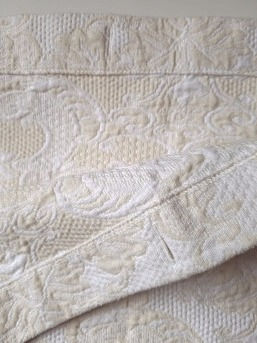 Matelasse Shower Curtain Woven Jacquard