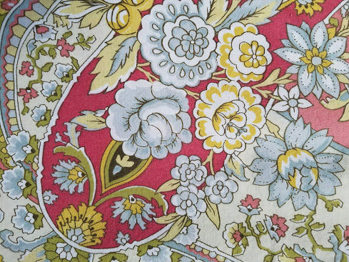 Thumbnail: Pottery Barn Corey King Duvet Paisley and Floral