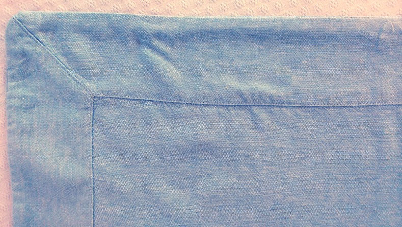 Thumbnail: Pottery Barn Chambray Euro Shams~Linen Rayon~Pair