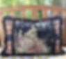 Waverly Savannah Toile Lumbar Accent Pillow Black Rust 13x20in