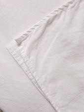 Thumbnail: Rough Linen White Queen Flat Sheet Flax