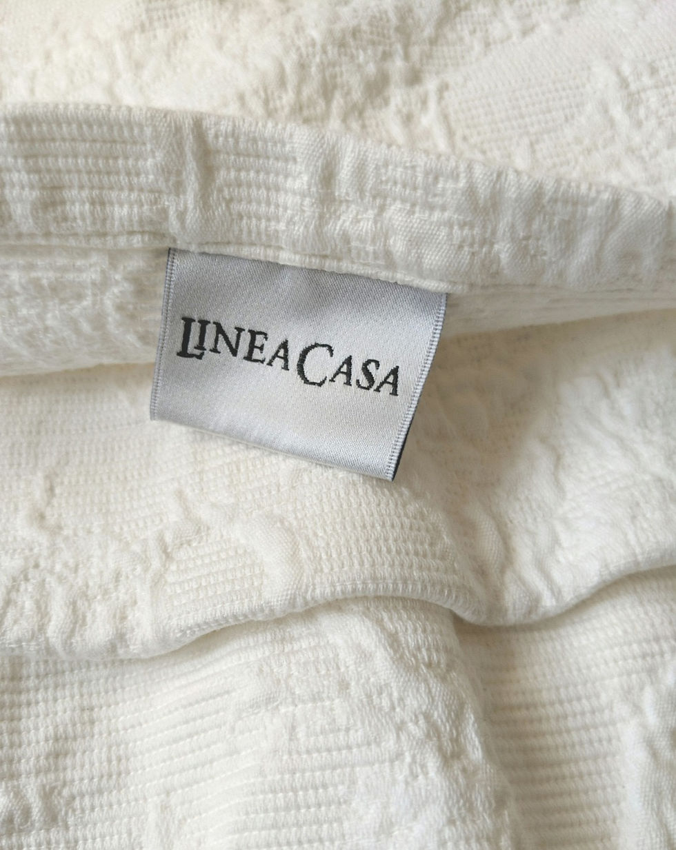 Thumbnail: Linea Casa Ivory King Matelassé Sham Italian Cotton