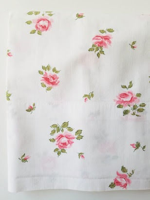 Roses Custom Vintage Cotton Std. Pillow Case