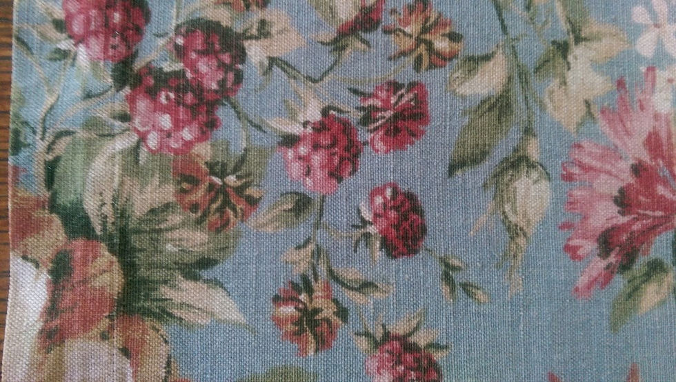 Thumbnail: Linen Floral Place Mats Pair