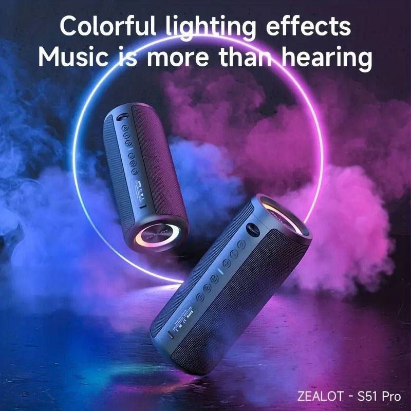Thumbnail: ZEALOT S51 Pro 40W Wireless Speaker with Surround Sound