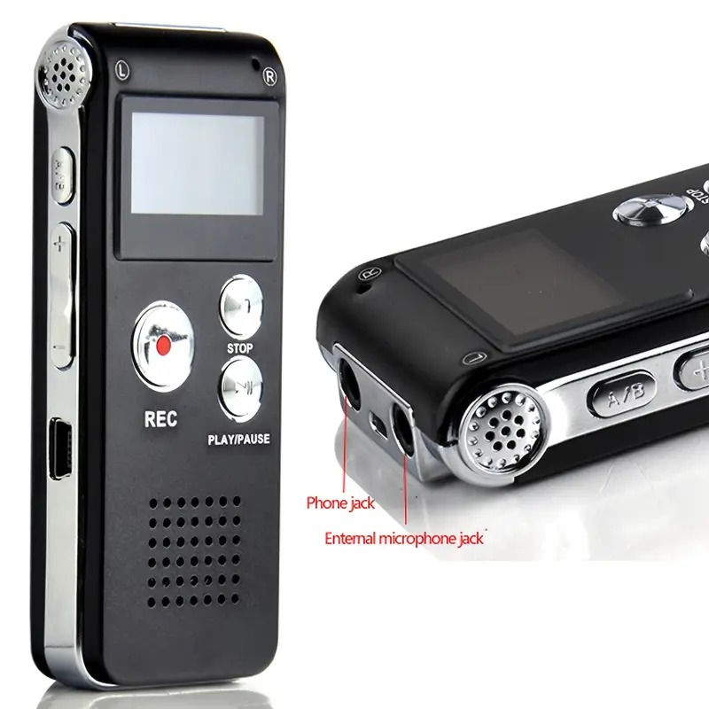 Thumbnail: Rechargeable 650HR Digital Audio Voice Recorder